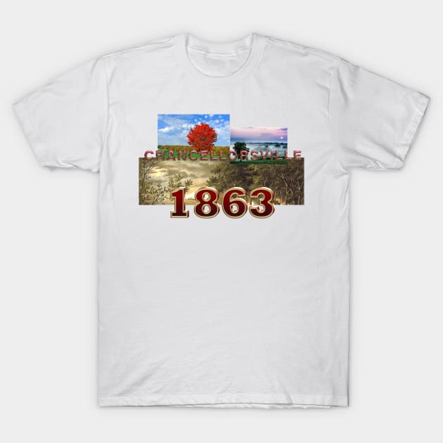 Chancellorsville National Battlefield T-Shirt by teepossible